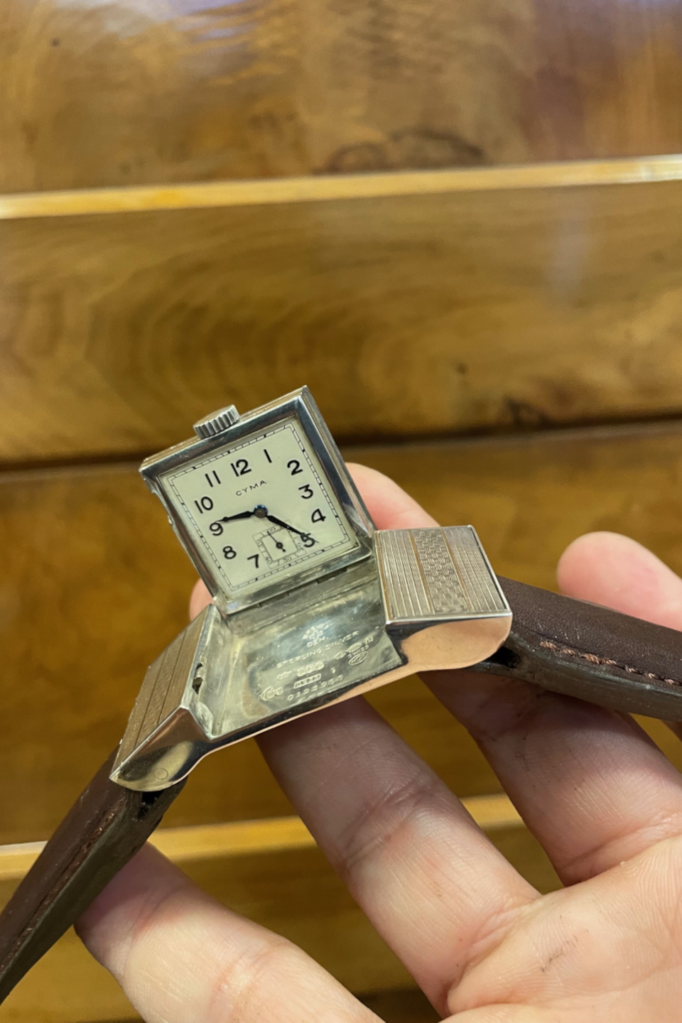 ceinture avec montre de golf - creation sur-mesure - yvon morin